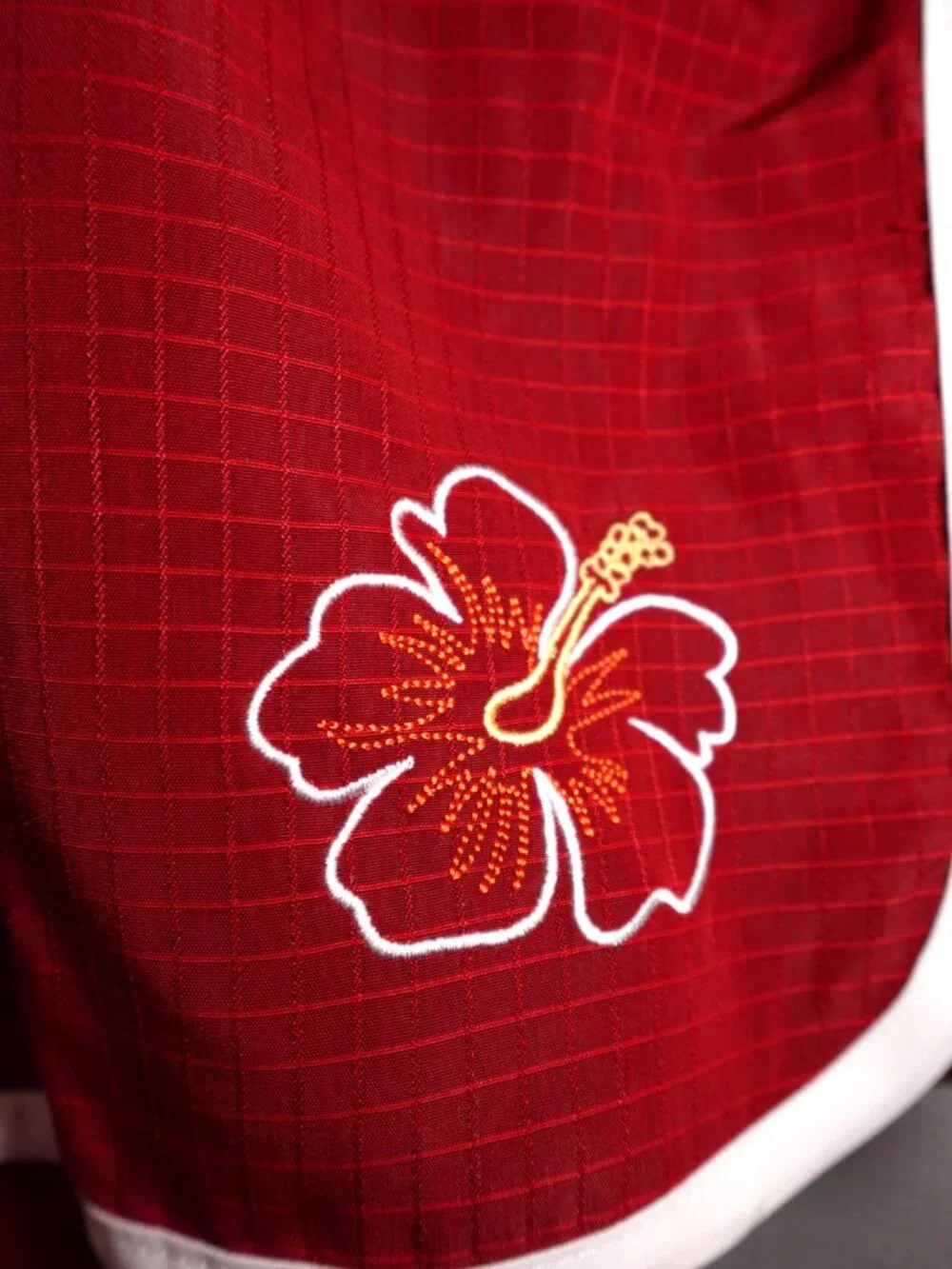 Red Hawaii Shorts